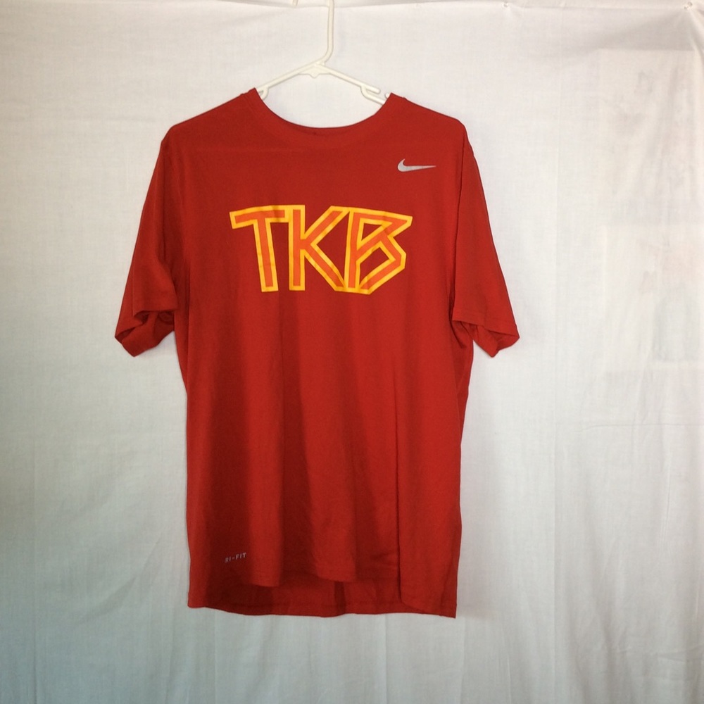 Nike Dri Fit Bundle of 3 Short Sleeve Shirt 2 Red 1 Gray #3